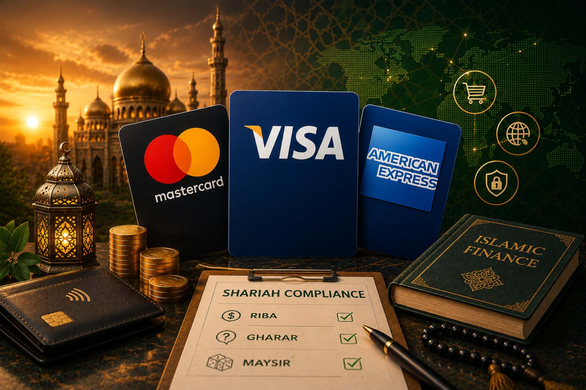 Are Payment processors Mastercard | VISA | American Express Shariah Compliant?