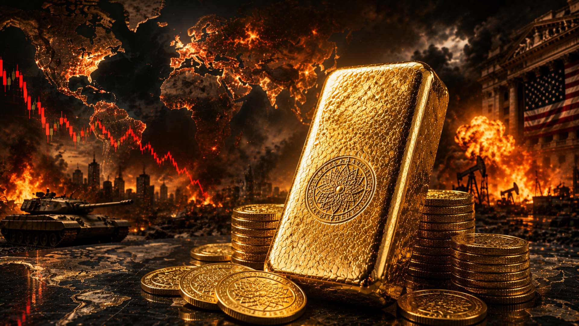 The World Is on Fire. Your Portfolio Should Be in Gold